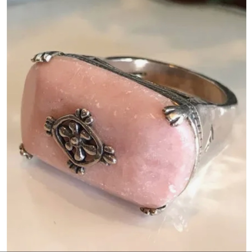 Silpada soapstone pink ring